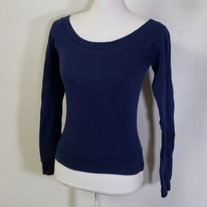 Abercrombie Blue Boat Neck Sweatshirt